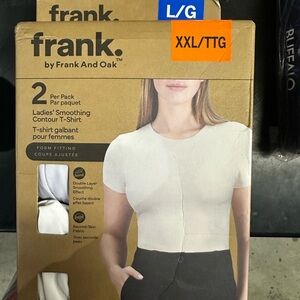 Frank & Oak Women's White Smoothing T-Shirt Pack